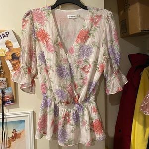 Calvin Klein Floral Blouse